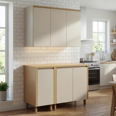 Kit Cozinha Modular 120cm 4 Peças Completo