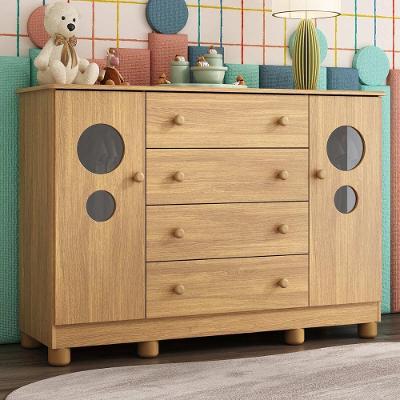 Cômoda Infantil MP4465 4 Gavetas em MDF com Puxadores Plástico Branco