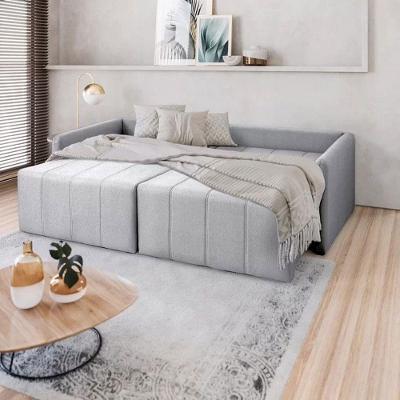 Sofá Cama Montana Retrátil E Reclinável 3 Lugares Sofatec Cinza