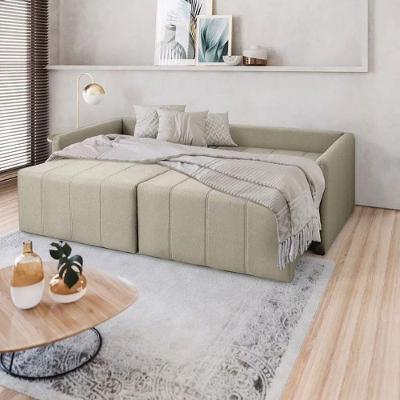 Sofá Cama Montana Retrátil E Reclinável 3 Lugares Sofatec Bronze