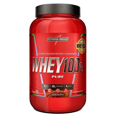 Whey 100% Pure 900g Integralmedica Chocolate