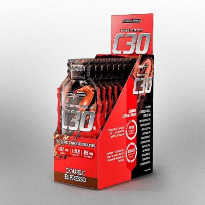 Energy Gel Vo2 C30 Com Cafeína - 10 Unidades Double Espresso