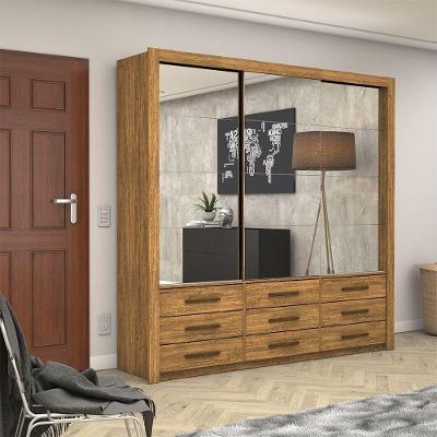 Guarda Roupa Casal Anjos Premium 3 Portas Carioca Móveis