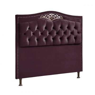 Cabeceira Holanda 1,60 Para Cama Box Queen - Veludo Roxo