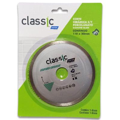 Disco Diamantado Contínuo Classic 110 X 20mm- ( 5 Peças)