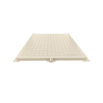 Tampão Articulado S Rebaixo Passagem Inspeção Bege 30x30cm