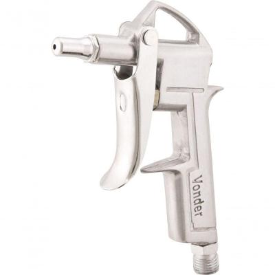 Pistola Limpeza Ar Alumínio Bico Curto Gatinho Vd-7 Vonder
