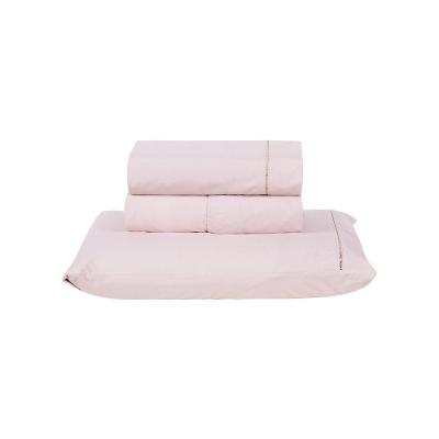 Jogo De Cama Premier Solteiro 03 Peças Hipercal 200 Fios 80% Algodão, 20% Poliéster - Rosa