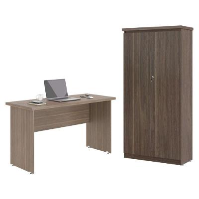 Mesa De Escritorio Com Armário 2 Portas Pampulha Affara