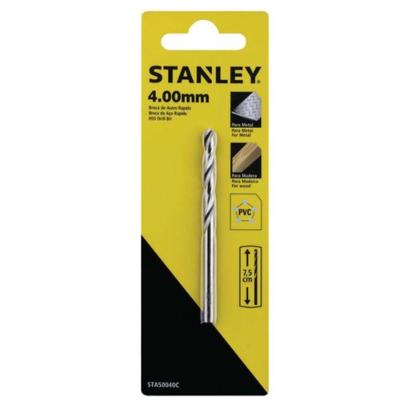 Broca Ar Helicoidal Din 338 Para Metal 73mmx04.00mm - Sta50040b - Stanley