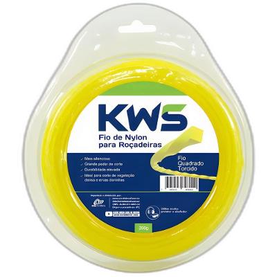 Fio Nylon 200g Blister 2,5mm 45 M Quad. Torcido Kawashima