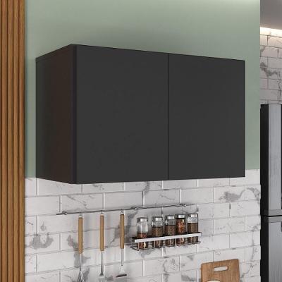 Armário De Cozinha Aéreo 2 Portas Multimóveis Mpf2154 Preto