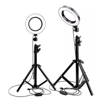 Luz Ring Light 10 Pol Led 3500/5500K Tripé Suporte Celular