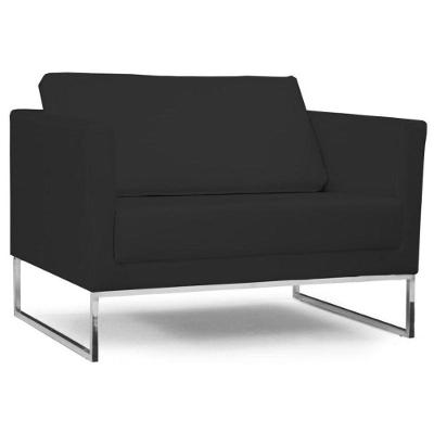 Poltrona Maia 106Cm C05 Corino Preto Domi
