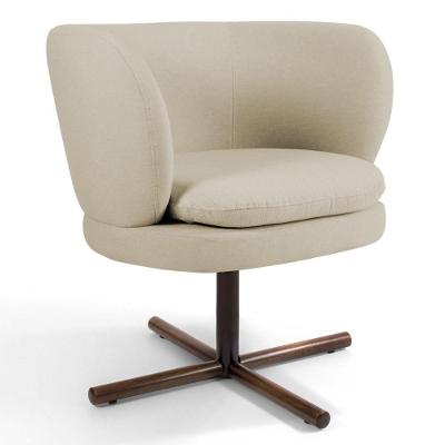 Poltrona Melissa Base Xis Giratória C-107 Bege