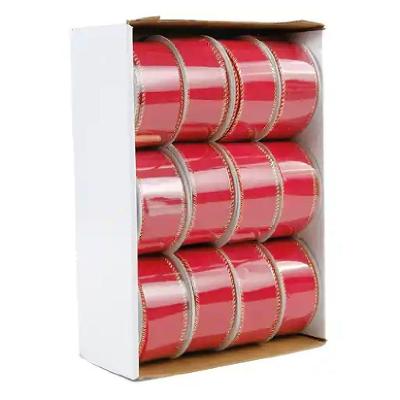 Fita Decorativa Veludo 457x3,8cm Vermelho - 1052390 - Cromus