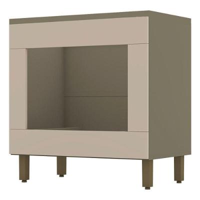 Balcão Forno De Embutir évelin Com Tampo Para Cooktop Duna Cristal - Henn