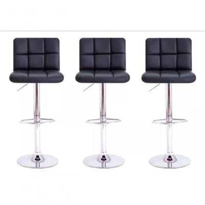 Kit 3 Banquetas Decoreshop Estofada Com Encosto Para Cozinha Americana Bar Balcão Bancada