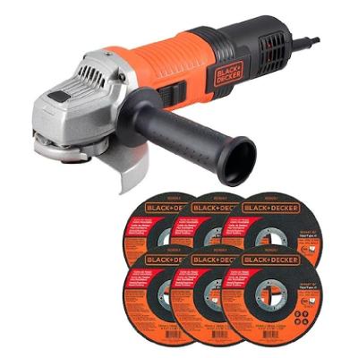 Esmerilhadeira Angular 4-1/2" 920 Watts 110 Volts Com 6 Discos - G720x6dbr - Black Decker