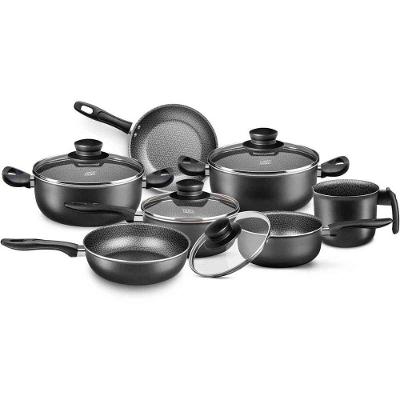 Conjunto Panelas Madri Grafite 7 Peças Mta