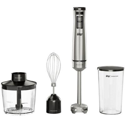 Mixer 3 Em 1 Wap Processador Portátil Inox Com Batedor De Claras 220V
