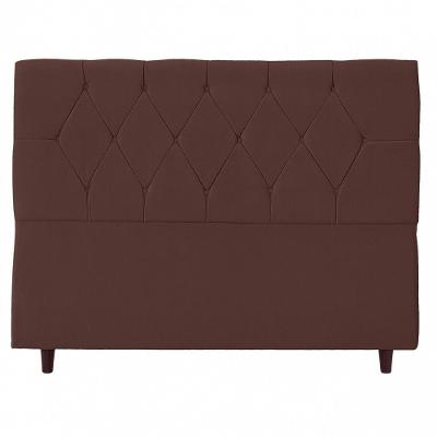 Cabeceira Para Cama Queen Julia Sued Marrom Idf Decor