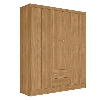 Guarda Roupa Casal Versa 6 Portas Freijó Fosco - Kits Paraná