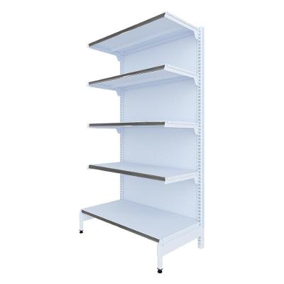 Gôndola Prateleira 5 Níveis 40x30 New Plus 1,70 Ponta Pe Cinza - Sa Gôndolas
