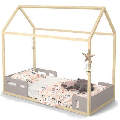 Cama Montessoriana Liv Cinza Natural - Matic