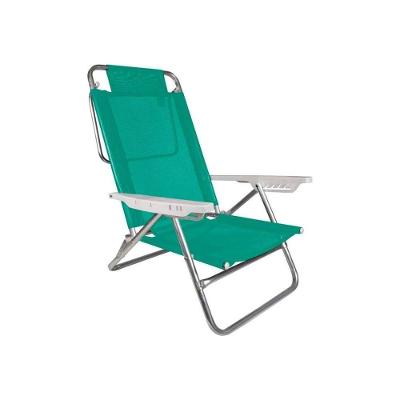 Cadeira De Praia Reclinável Summer Fashion Alumínio 6 Posições Mor