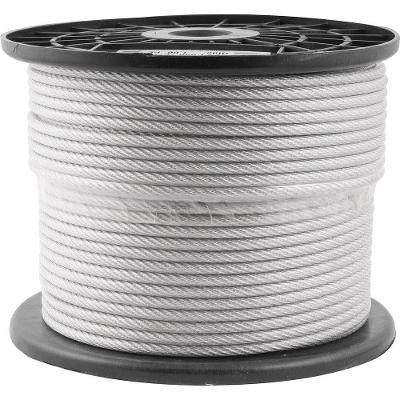 Cabo De Aço Plastificado Af 3,97mm 5-32 6x7 C- 100m Vonder