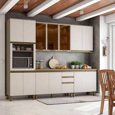 Cozinha Modulada évelin 8 Peças Duna Cristal - Henn