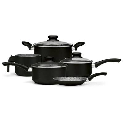 Conjunto De Panelas Maximum Stone Plus 5 Peças Panelux Preto