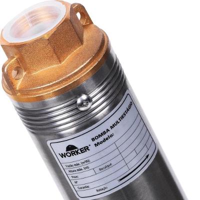 Bomba Submersa 2'' Tipo Caneta Multiestágio 1/2hp 27 Estágios 220v Worker