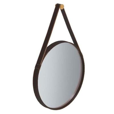 Espelho Decorativo Para Sala De Estar Aqua 80cm Preto - Imcal