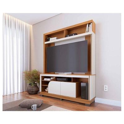 Estante Home Theater Ambiente Belaya Freijó Off White Matte - Colibri