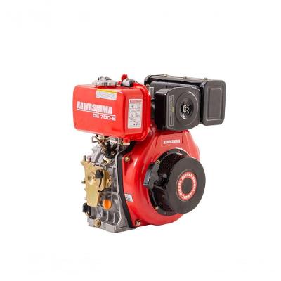Motor Estac Diesel De-700e 296cc 7hp P. Elétrica Tanque 3,5l