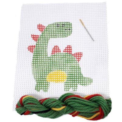 Kit P/ Aprender A Bordar - Dinossauro - Kits For Kids