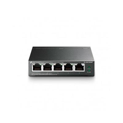 Switch 5 Portas 10/100/1000 Tl-sg1005p Poe Tp-link Preto