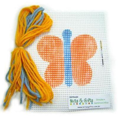 Kit P/ Aprender A Bordar - Borboleta - Kits For Kids