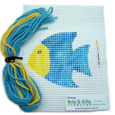 Kit para Aprender A Bordar - Peixe - Kits For Kids