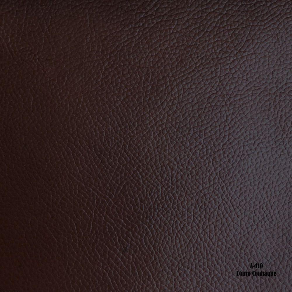 Sofá 3 Lugares Bérgamo 200cm Couro Conhaque Gran Belo - 3