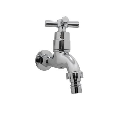 Torneira Pia Com Bico Tanque Externa Parede Cromado 1/4 De Volta Abs