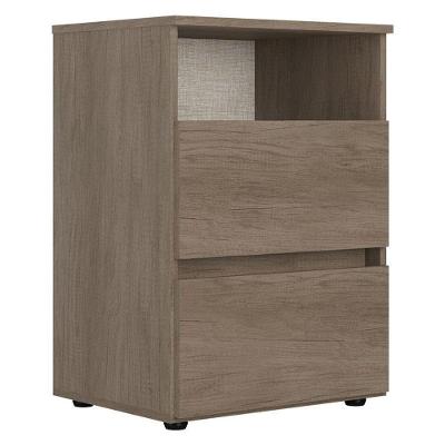 Mesa De Cabeceira 2 Gavetas Condessa Rustic - Thb