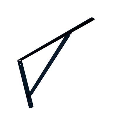 Cantoneira Mão Francesa Preta New 40 Cm Presto Para Estante