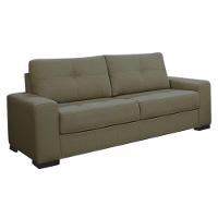 Sofá 3 Lugares 200cm Turim Couro Fendi - 1