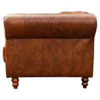 Sofá 2 Lugares Bérgamo 180cm Couro Mel - 4