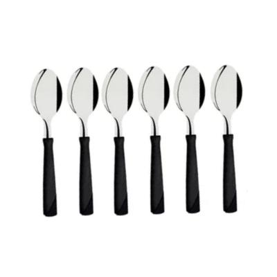 Kit 6 Colher De Chá Inox Linha Mato Grosso