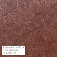 Sofá 3 Lugares Laura 212cm Couro Marrom Envelhecido - 7