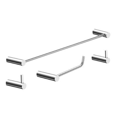 Kit Acessório Para Banheiro Alto Brilho 4 Peças Grego Metal 2050or